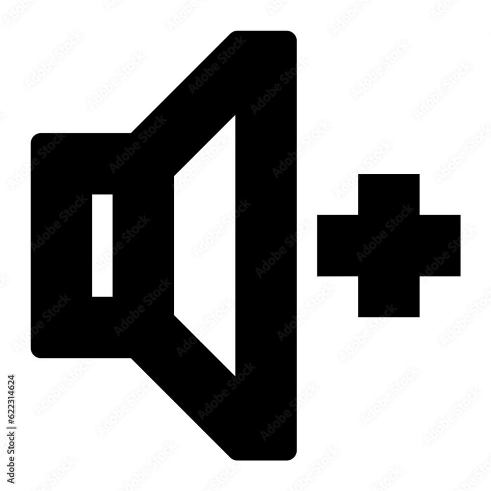 Poster volume up icon. suitable for website ui design