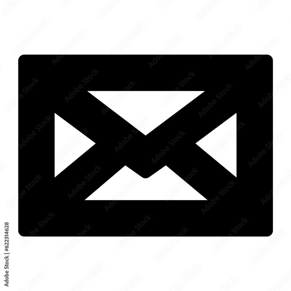 Aufkleber email icon. suitable for website ui design