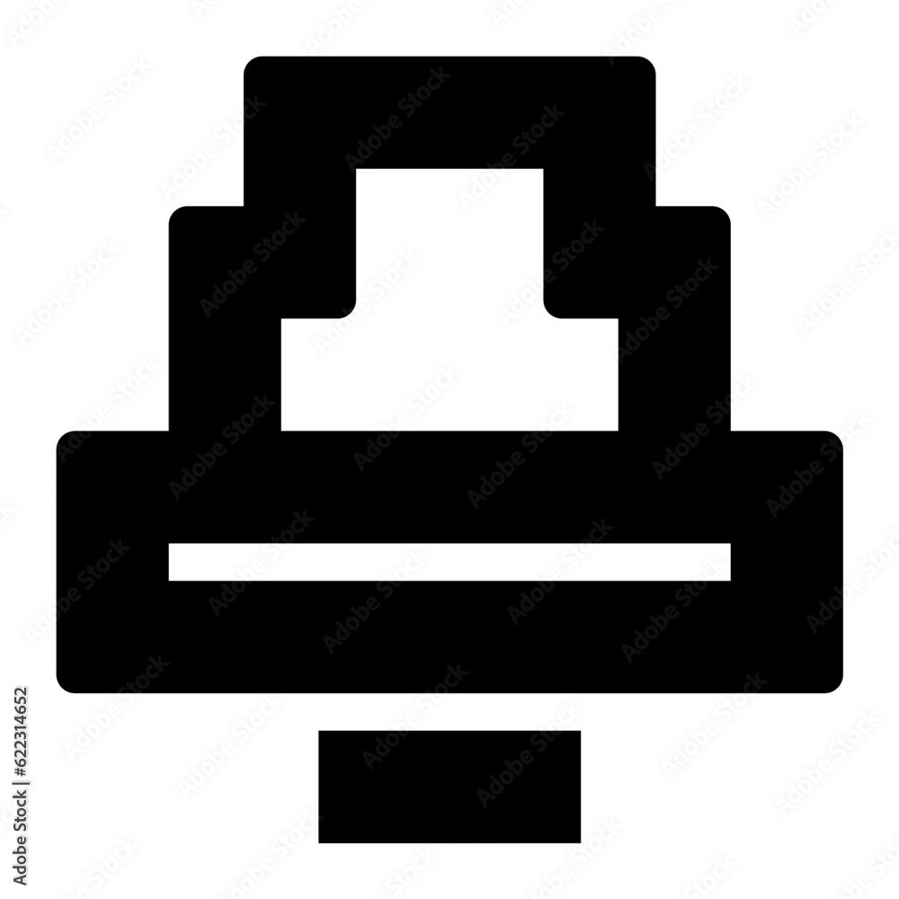 Poster notification icon. suitable for website ui design