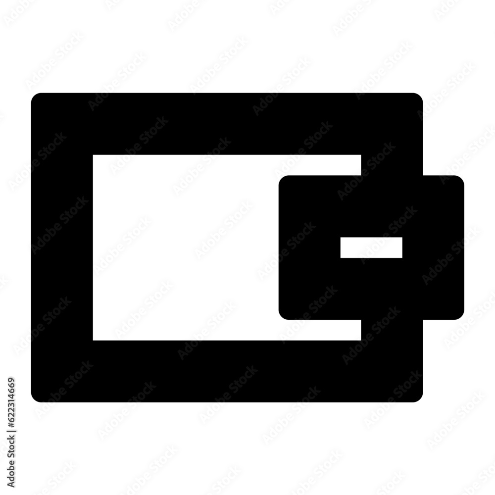 Poster wallet icon. suitable for website ui design