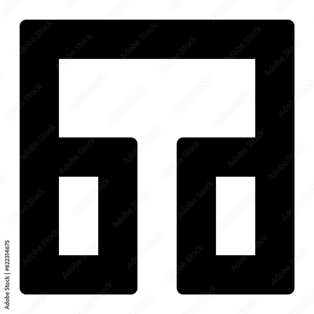Poster headphone icon. suitable for website ui design