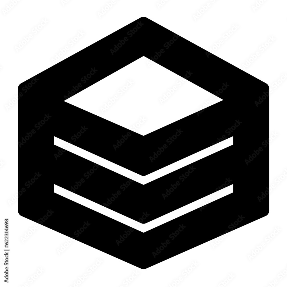 Poster layer icon. suitable for website ui design