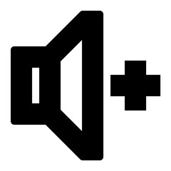 Volume Up icon. Suitable for website UI design