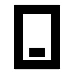 Smartphone icon. Suitable for website UI design