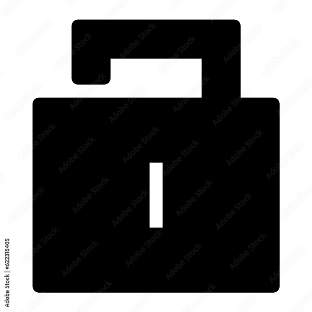 Poster unlock icon. suitable for website ui design