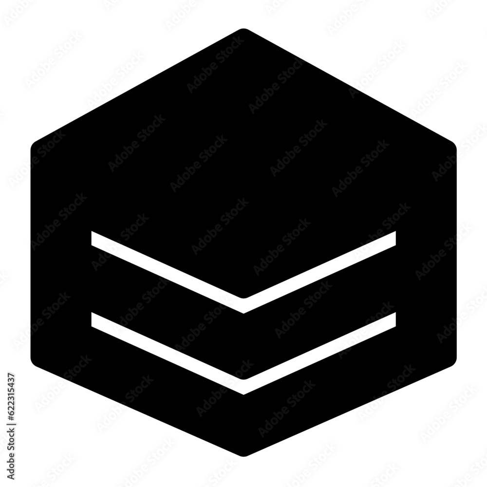 Poster layer icon. suitable for website ui design