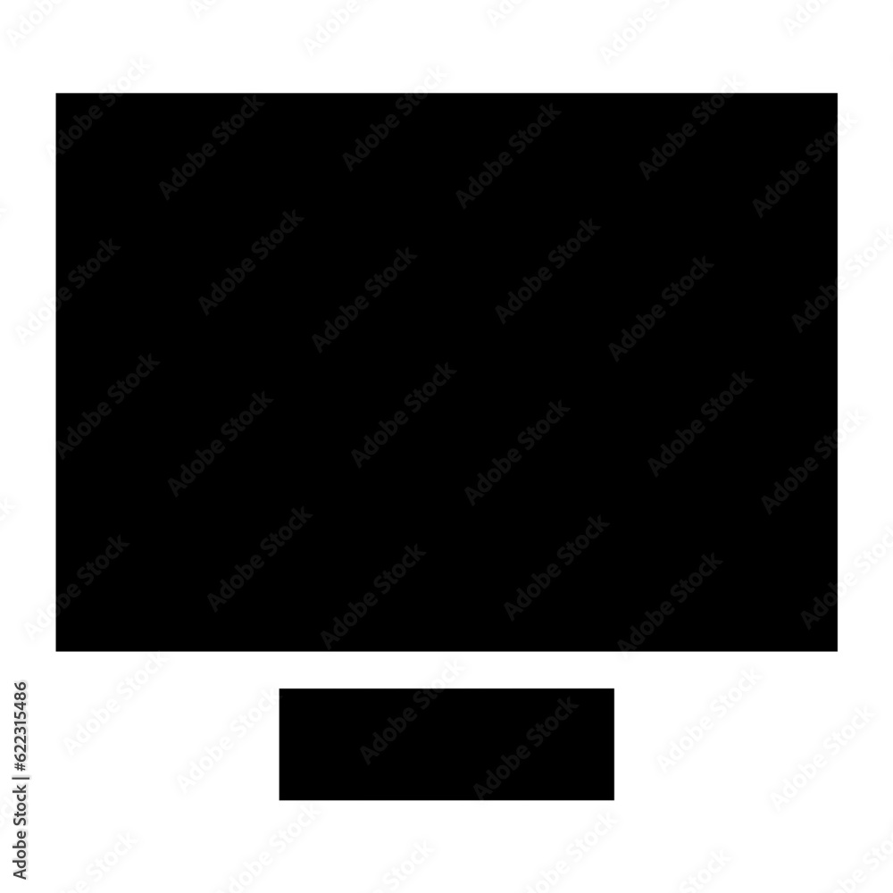 Poster monitor icon. suitable for website ui design