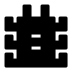 Bug icon. Suitable for website UI design