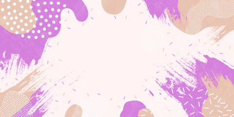 Modern minimalism trendy pattern background. Background pattern, abstract colored shapes. Vector background.