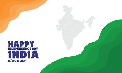 Happy Independence day India vector background