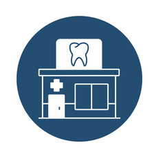 Dental clinic Vector Icon

