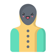 Raincoat Flat Icon
