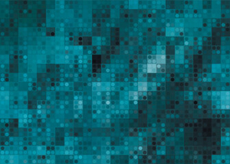 emerald abstract pixel vector background