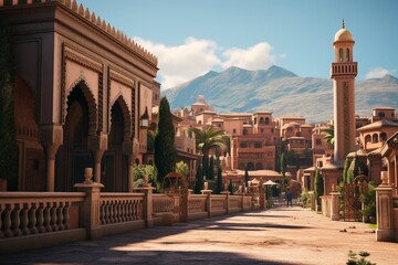 Fototapeta na wymiar Morocco, Generative AI
