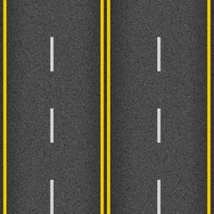 seamless texture road highway asphalt yellow with white markings