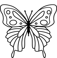 Big butterfly icon. Simple illustration of big butterfly vector icon for web