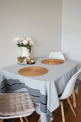 Dining area for two people in a modern style