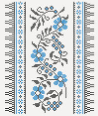 Ukrainian embroidery pattern