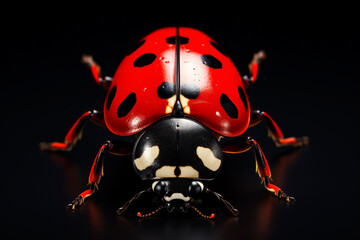 Beautiful ladybug. Generative AI