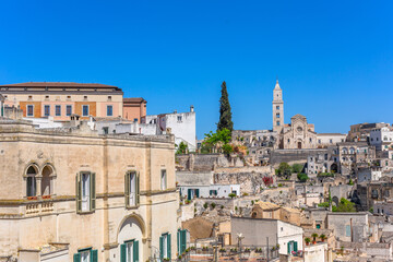 Naklejka premium Ancient Unesco heritage old town of Matera