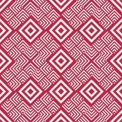 Vibrant ethnic zigzag textiles: double herringbone pattern on pink or purple background perfect for fashion, interiors,crafts.Exquisite geometric fibers: ethnic double herringbone zigzag design