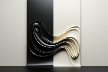stylish geometric picture for interior design