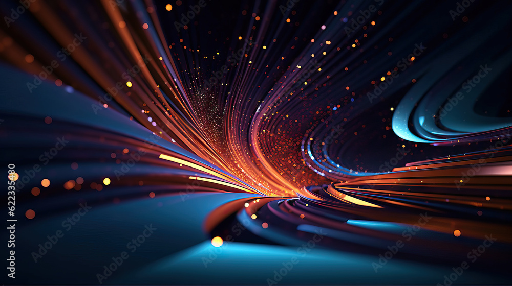 Poster abstract digital data background. can be used in the description of network abilities, technological