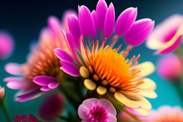 close up of pink dahlia