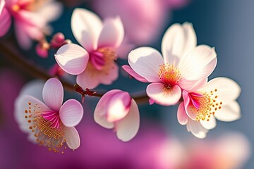 pink frangipani flower