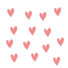 Valentine’s Day Rain Of Hearts Illustration