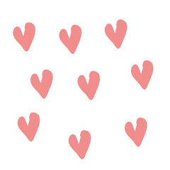 Valentine’s Day Rain Of Hearts Illustration