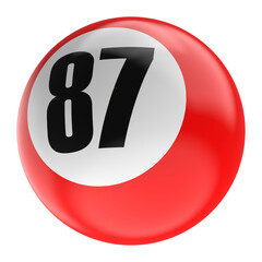 ball number 3D