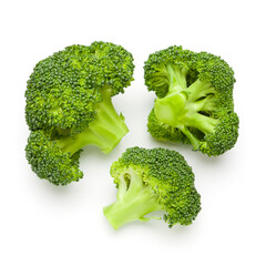 fresh Broccoli salad isolated on white background