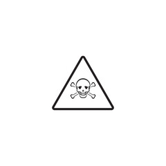 toxic icon symbol sign vector