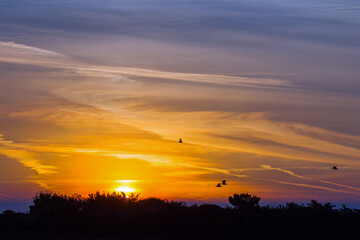 September sunrise over Seaford in Sussex.