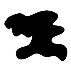 Black Puddle Silhouette