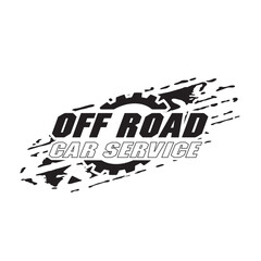 Car service logo in offroad graphic design template vector © MONTRI