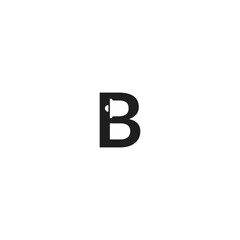 Letter B Bell Vector