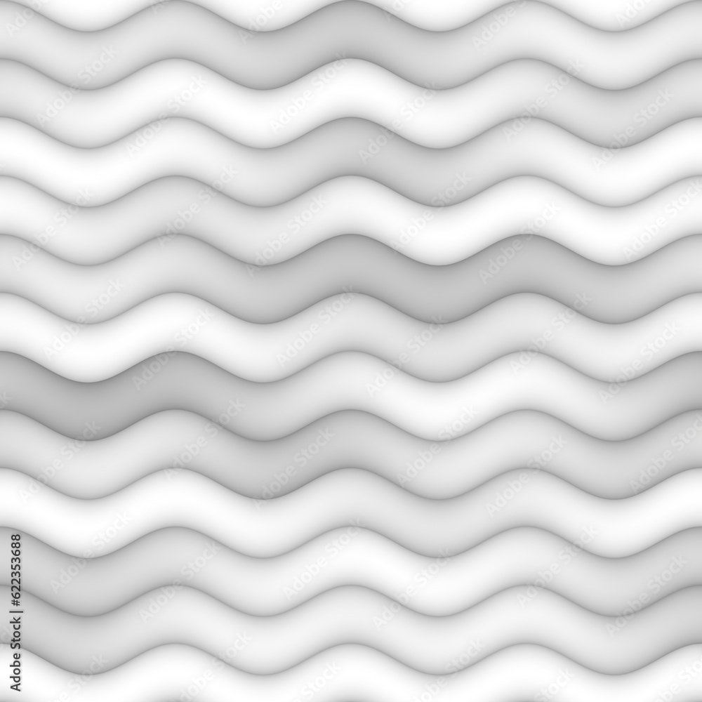 Poster raster seamless greyscale subtle gradient horizontal wavy lines pattern abstract background