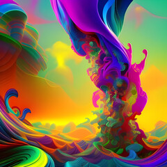 Fototapeta premium abstract rainbow background