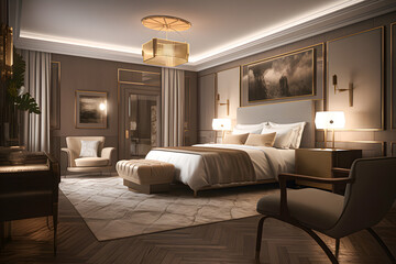 Modern Minimalist Bedroom Design idea Bedroom interior design idea