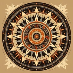 Obraz premium Tribal Mandala