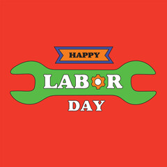 Beautiful labor day design