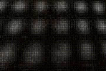 Photo of video wall screen on black background with grid layout of pixels for led display Digital panel with a mesh of diodes.