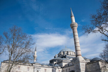 Fototapeta na wymiar A view from the minaret of Beyazit mosque