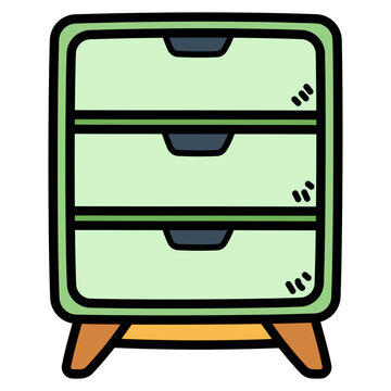 recommend clip art: drawer filled outline icon style