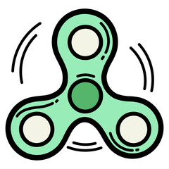 spinner filled outline icon style