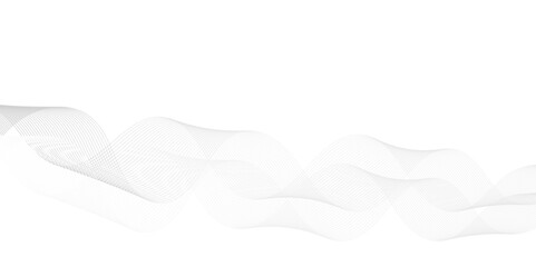 Abstract white paper tecnology wave background. abstract gradiant and white wave curve lines banner background design. Vector illustration. Modern template abstract design flowing particles wave. 