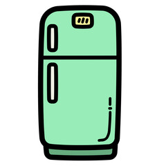 fridge filled outline icon style