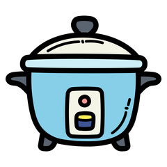 Rice Cooker filled outline icon style
